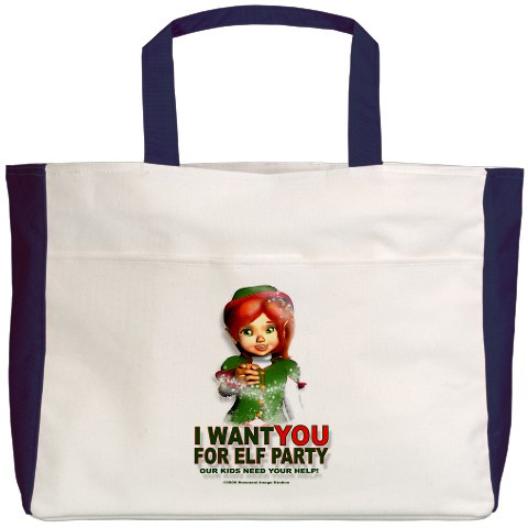 ELF PARTY BEACH BAG